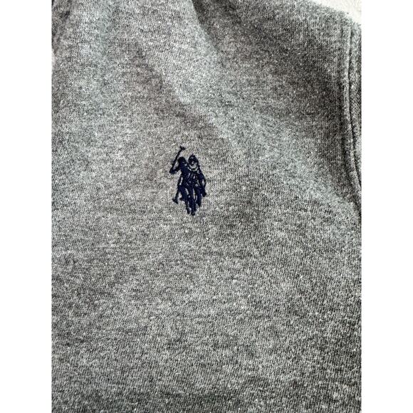 US Polo Assn Mens Size XS Full Zip Up Gray Jacket Fleece Lined - Picture 3 of 5